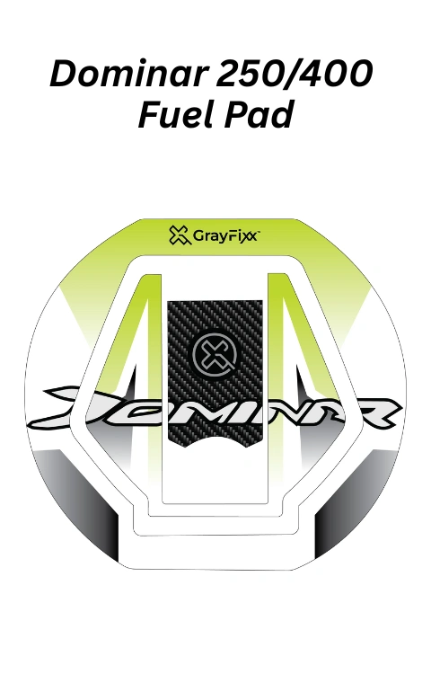 Dominar 250/400 Fuel Pad | Premium 3D Gel Fuel Pad, Pack of 1